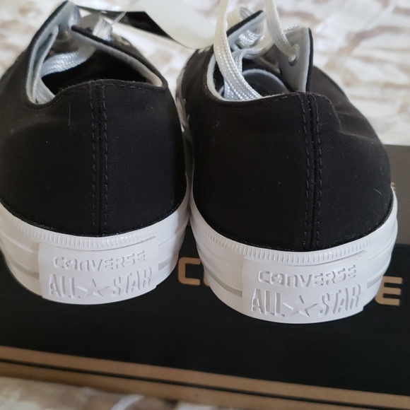 Converse All Star Women Sneaker,  Black, Size 8 - Picture 10 of 15